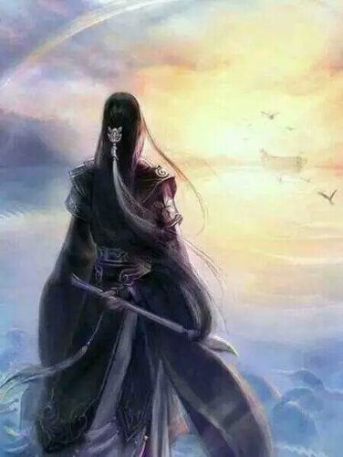 古风 美男 背影