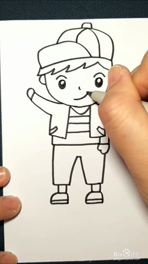 简笔画:小男孩怎么画