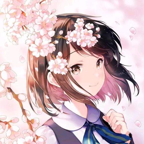 二次元#樱花#动漫壁纸,头像#樱花盛开的时节,让你想起