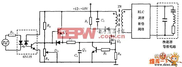 超声换能器驱动电路图