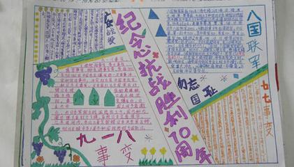 纪念希望工程实施30周年手抄报 70周年手抄报