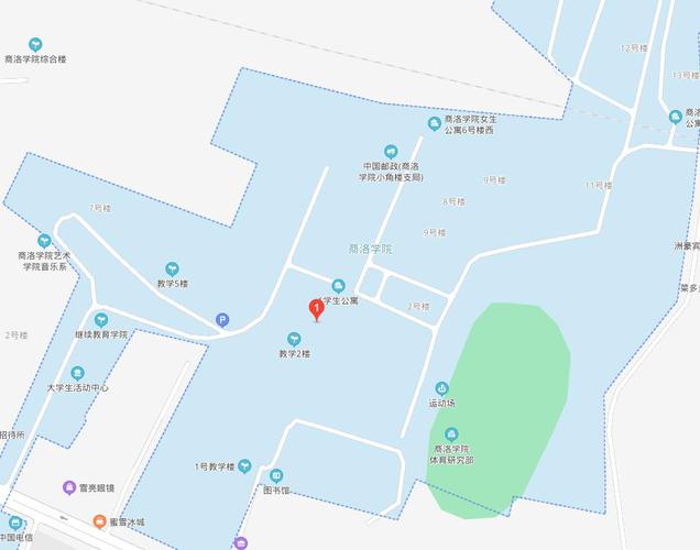 商洛学院学校地图