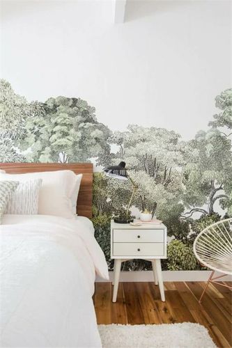 文艺小清新女生卧室装修效果图 森系文艺女生卧室图片