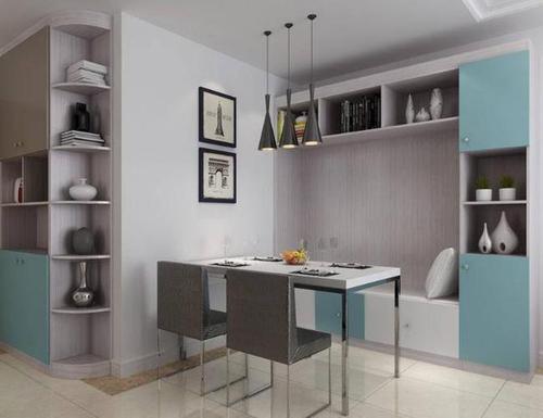 小户型别买餐桌了如今流行卡座餐厅美观实用关键还节省空间