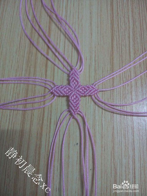 手工编织:十字架的简单编织