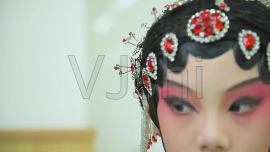 升格少儿京剧化妆俏花旦