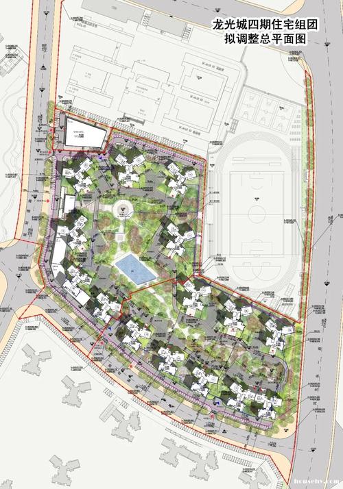 河源龙光城规划建筑设计局部调整方案规划公示