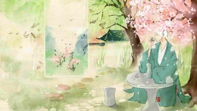 【古风水彩风景插画】作者:乐兮