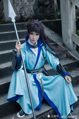 王者荣耀cos,长安十二时辰赵云,眼神温柔帅气又凌厉