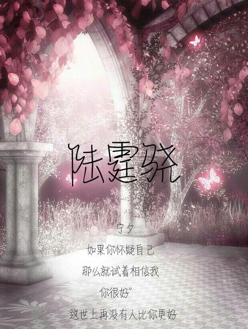 宁夕,如果你怀疑自己,那么就试着相信我,你很好,这世上再没有人比你更