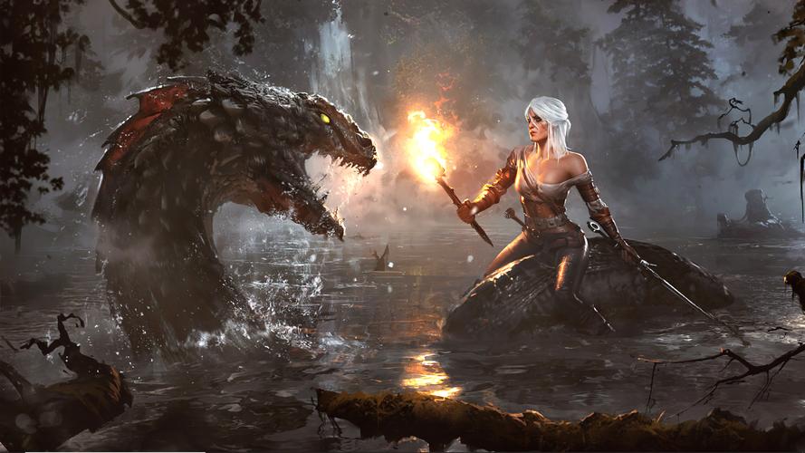 【巫师三】希里 精选壁纸分享