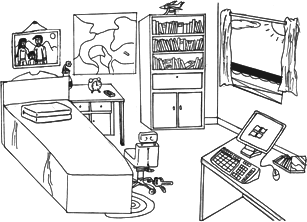 关于my bedroom的英语手抄报 关于英语手抄报