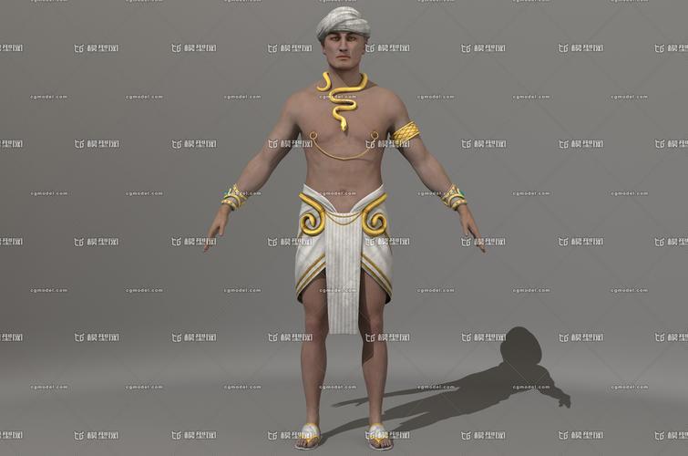 古埃及人 古代人物 阿拉伯 埃及法老 写实埃及男性 黑人 写实男人