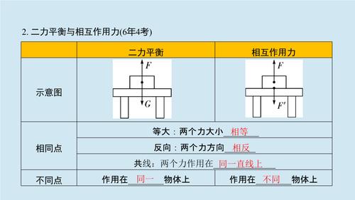 江西省2020年中考物理基础考点一遍过第5讲力运动和力命题点2二力平衡