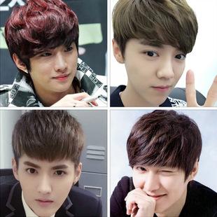 男士染发膏 不伤发 持久不掉色黑色亚麻色酒红色棕色黄紫色染发剂