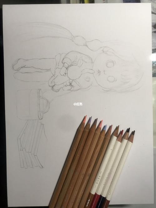 彩铅手绘_彩铅_手绘_绘画_绘画日常_文化_绘画