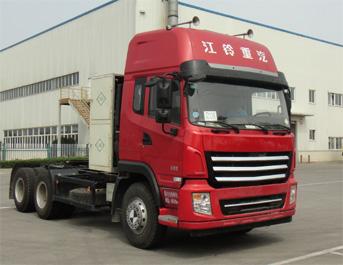 sxq4251m7n1-5 江铃牌350马力后双桥,后八轮lng国五半挂牵引车