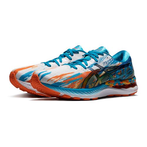 asics亚瑟士男子缓震透气跑鞋gelnimbus23轻量回弹运动鞋