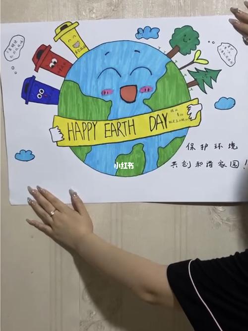 爱护环境儿童画90_儿童画_文化_绘画