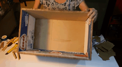 迷宫,游戏机,柜子…我用纸箱做成15个玩具,把隔壁小孩