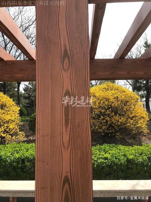 水泥柱表面如何做木纹漆?水泥柱仿木纹漆施工方法