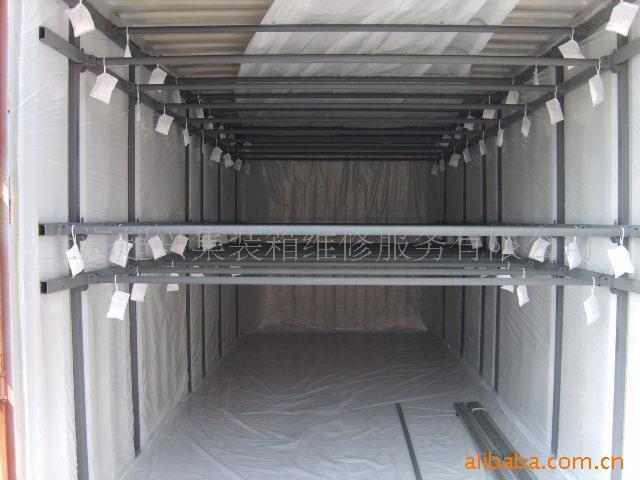 集装箱内弹簧式四层挂衣架