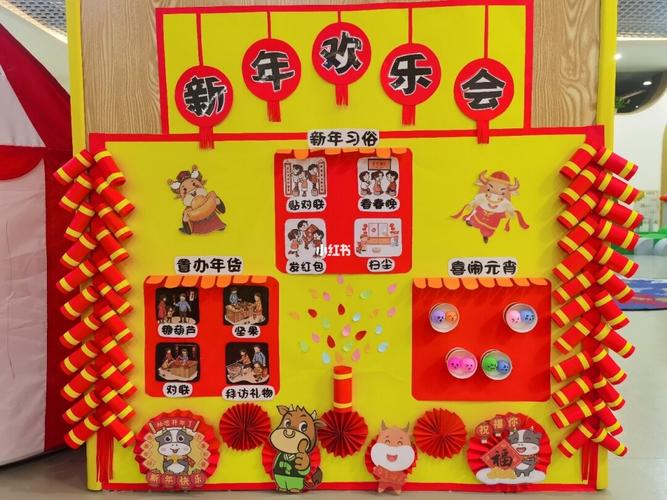 幼儿园新年环创主题墙96_新年去哪玩_幼儿园_教育