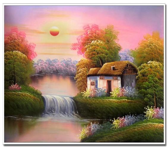 油画风景画系列作品欣赏销售