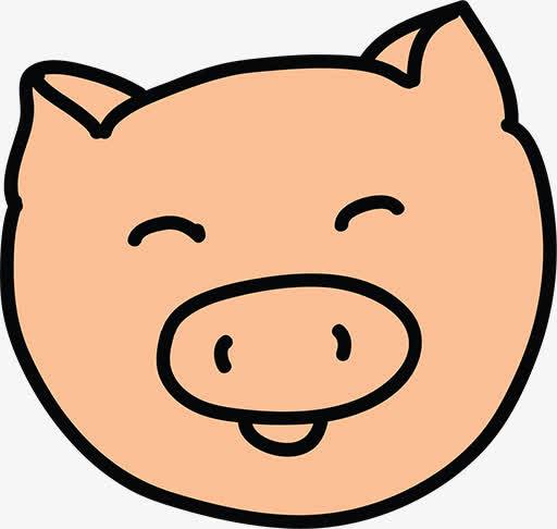 关键词 : 米色,黑色,一只,猪头,简笔,线条,卡通,手绘