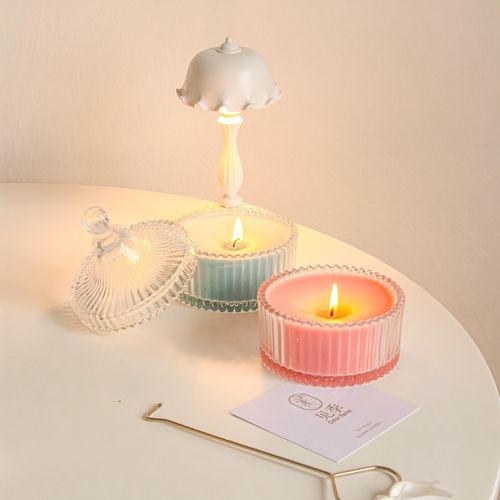 北欧伴手婚礼女生香氛卧室ins蜡烛桃园故梦香薰香薰