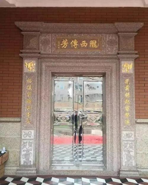 自建别墅石材大门的设计案例及风水讲究