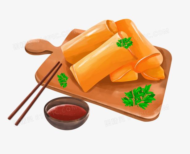 卡通美食手绘高跟鞋手绘狗手绘墙树手绘手绘图标立春美食春卷手绘素材