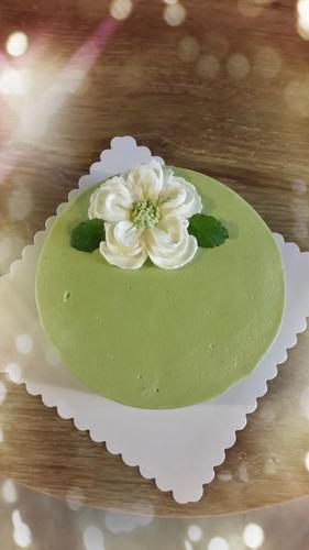 清新抹茶蛋糕