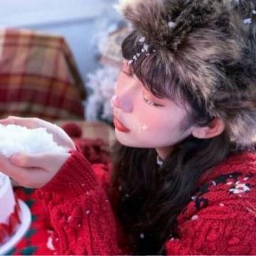 圣诞节女生头像大全2020好看的圣诞节女头像真人