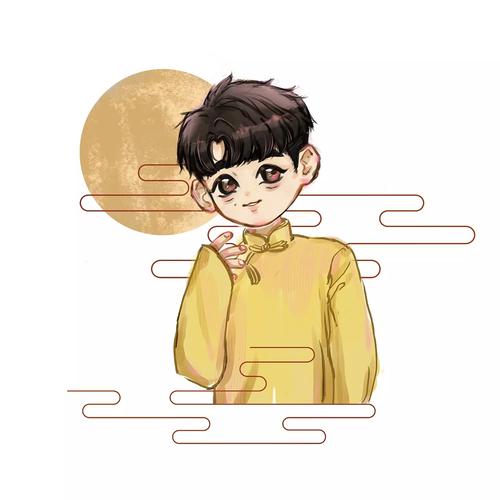 人物形象插画德云社张云雷