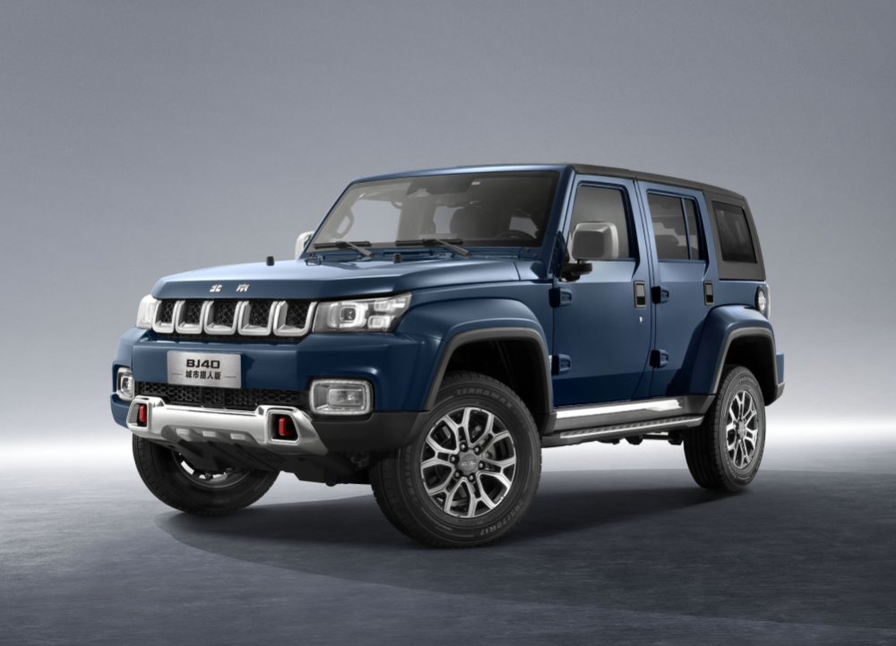 北汽和长城强强联手,新款 bj40亮相!能敞篷的硬派越野车