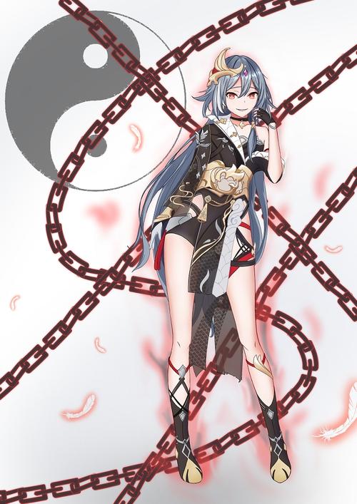 崩坏三识之律者黑符美图壁纸(求关注)