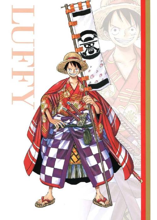 海贼王壁纸草帽和服风