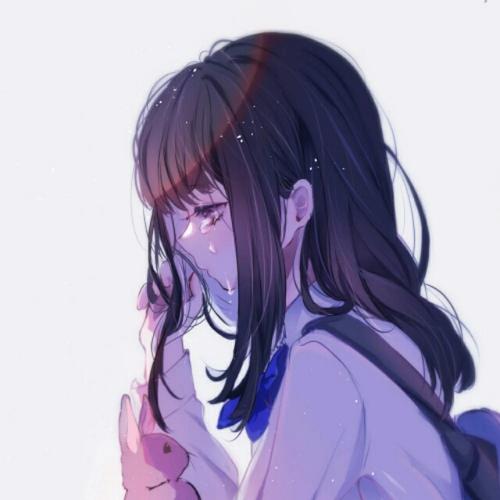 动漫女生头像独自揽萤火照亮寂寞