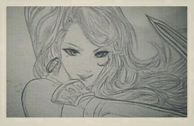 emmm小荆轲……嗯,是阿轲了啊,画不好的,不会给你们看全图的hh