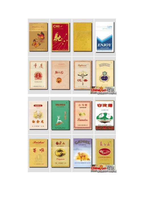 中国香烟品牌大全