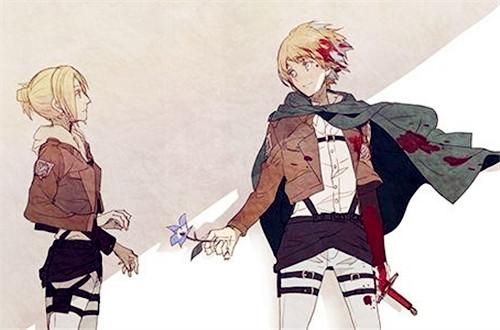 原创进击的巨人131情报:谏山创一手捅刀子一手撒糖,阿尔敏表白阿尼