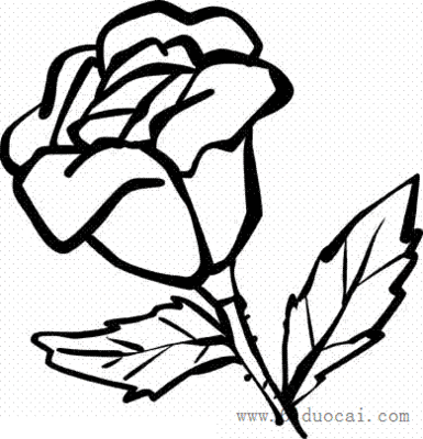 玫瑰花组成的十字架简笔画 简笔画图片大全-蒲城教育
