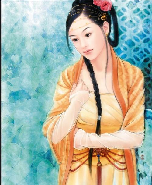 有谁能给我手绘古装美女的图片?