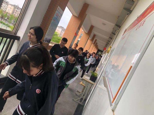 振翮蝶变护航校园嘉兴市秀州中学2021年春季学期三防应急疏散演练