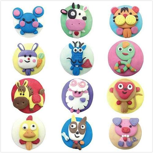 小朋友赶紧把你喜欢的属相用彩泥的方式做出来吧!