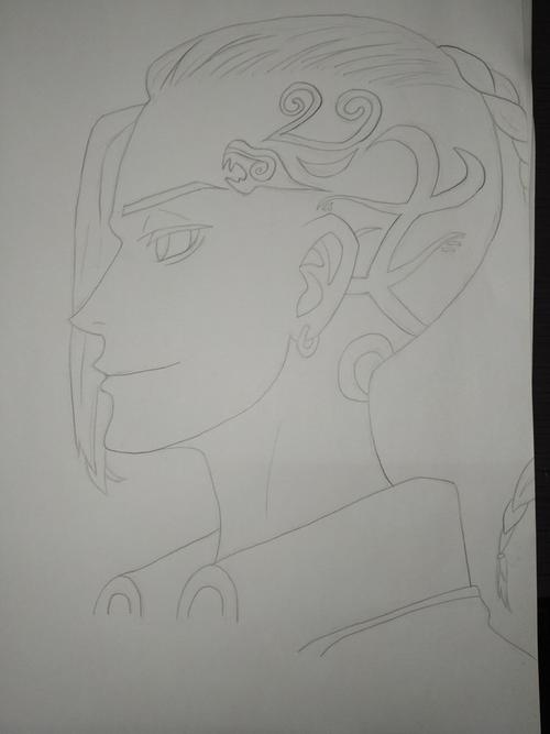 东京复仇者龙宫寺坚绘画临摹手绘