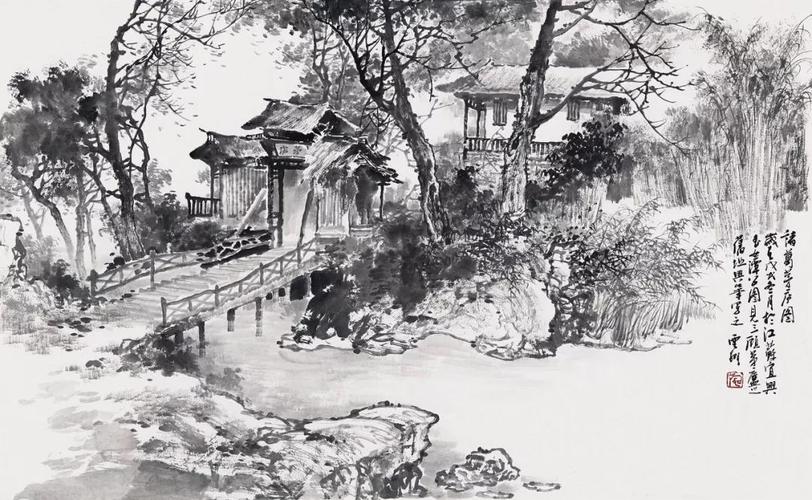 诸葛茅庐图