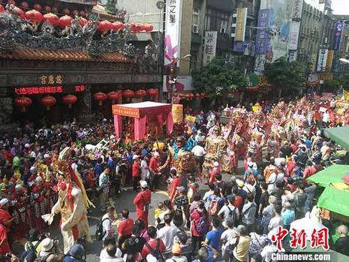 湄洲妈祖巡游台湾进入高潮