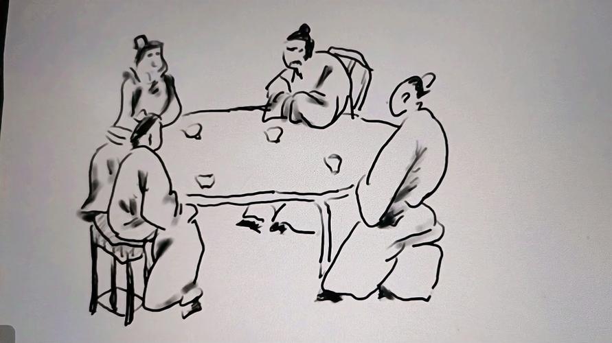 古代文人雅士喝茶如何画古人喝茶画法